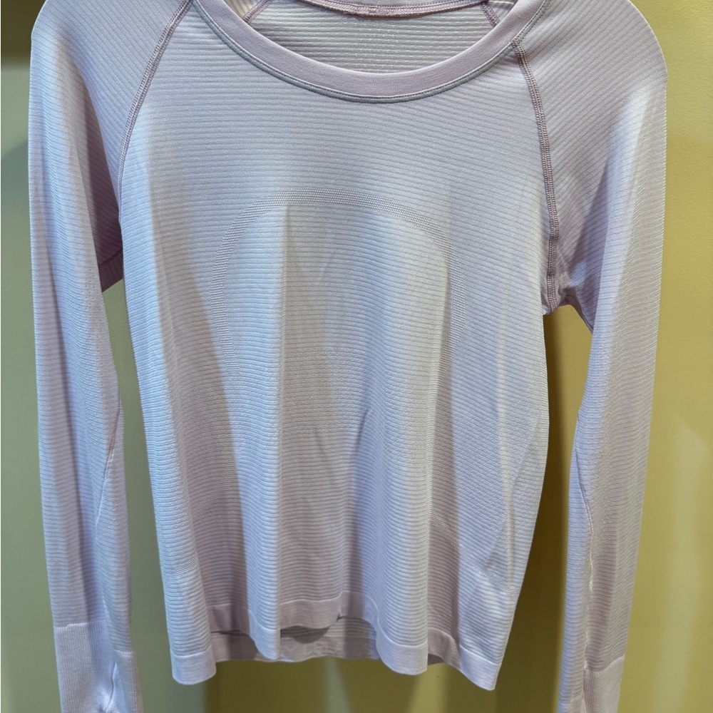 lululemon athletica Light Purple Long Sleeve Top